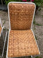 KOOPJE! Set 2 Riviera Maison Rotan witframe stoelen, Ophalen, Zo goed als nieuw, Bruin, Twee