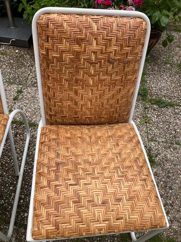 KOOPJE! Set 2 Riviera Maison Rotan witframe stoelen beschikbaar voor biedingen