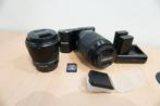 Samsung NX200 systeemcamera + 2 lenzen + flitser 20.3 Mp, Gebruikt, Ophalen of Verzenden, Samsung, 8 keer of meer