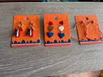 Hollands Oorbellen Set, Overige materialen, Hangers, Nieuw, Oranje