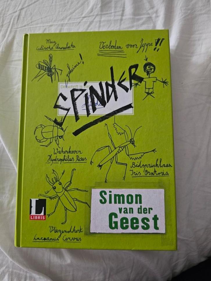 Simon van der Geest - Spinder, Boeken, Kinderboeken | Jeugd | 10 tot 12 jaar, Zo goed als nieuw, Ophalen of Verzenden