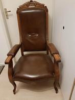 Te koop antieke "opa"  stoel, Antiek en Kunst, Antiek | Meubels | Stoelen en Banken, Ophalen