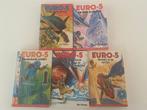 Vijf jeugdboeken Euro.5 serie van Bert Benson, Gelezen, Fictie, Bert Benson, Ophalen of Verzenden