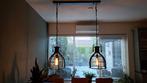 Industriële hanglampen set, Huis en Inrichting, Ophalen, 50 tot 75 cm, Zo goed als nieuw, Metaal