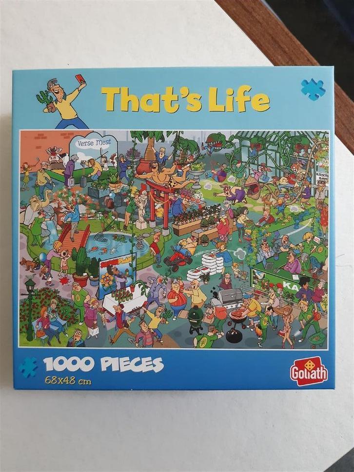 Goliath That's Life 933158 Garden Centre 1000 stukjes, Hobby en Vrije tijd, Denksport en Puzzels, Zo goed als nieuw, Legpuzzel