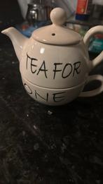 Tea for One Theepot met Kop Riviera Maison, Huis en Inrichting, Keuken | Servies, Ophalen of Verzenden, Zo goed als nieuw, Overige stijlen