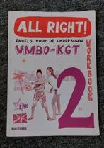 All Right! Engels voor onderbouw VMBO-KGT work-/textbook 2, Ophalen of Verzenden, VMBO, Engels