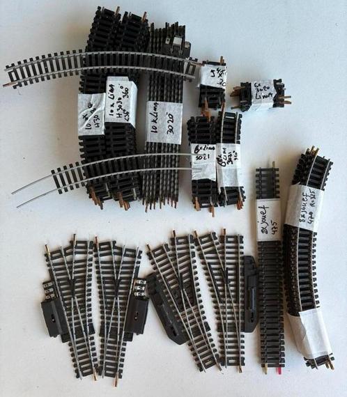 Rails Lima en een paar Jouef 63X rails stukjes, Hobby en Vrije tijd, Modeltreinen | H0, Gebruikt, Rails, Gelijkstroom, Lima, Ophalen of Verzenden