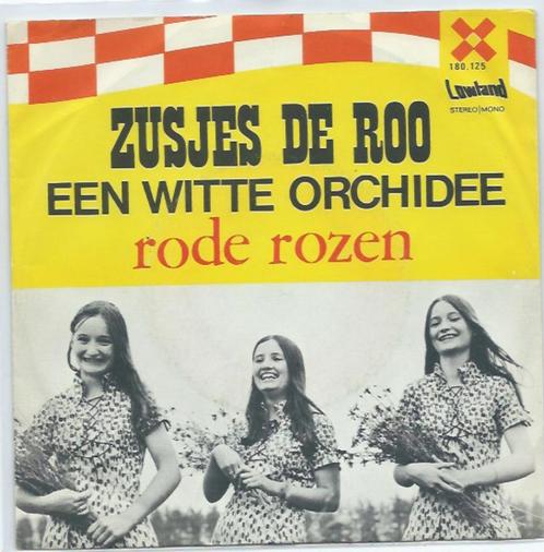 Zusjes de Roo- Een Witte Orchidee, Cd's en Dvd's, Vinyl | Nederlandstalig, Zo goed als nieuw, Levenslied of Smartlap, Overige formaten