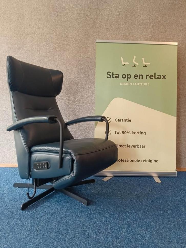 Sta op relax fauteuil Prominent C102 extra luxe als nieuw!, Huis en Inrichting, Fauteuils, Zo goed als nieuw, 50 tot 75 cm, Minder dan 75 cm