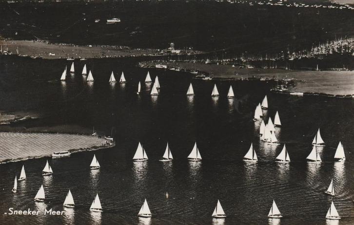 SNEEK Sneekermeer Zeilen, Verzamelen, Ansichtkaarten | Nederland, Gelopen, Friesland, 1960 tot 1980, Verzenden