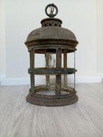 antiek Franse lantaarn lamp hanglamp vintage brocante oud, Antiek en Kunst, Antiek | Lampen, Ophalen of Verzenden
