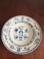 Antiek Blauw Bord Societe Ceramique Maastricht, Antiek en Kunst, Ophalen of Verzenden