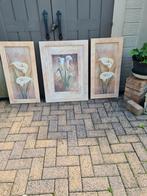 Drieluik met aronskelk, Ophalen, Hout, 75 cm of meer