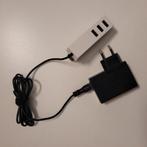 IKEA Lörby usb-lader wit 3x USB-A met klem en magneetplaat, Ophalen of Verzenden, Gebruikt