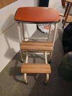 Vintage Trapje met Tafelblad ophalen in Heerlen, Huis en Inrichting, Ophalen, Gebruikt, Overige kleuren, Vintage