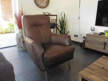 Lederen fauteuil Henders & Hazel. beschikbaar voor biedingen