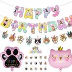 Happy Birthday Cats verjaardagspakket 40-delig, Nieuw, Struikheide 64,3069lj rotterdam, Ophalen of Verzenden, Info@sweet-one.nl