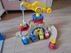 Hasbro Tonka Chuck & Friends 93797 met wat auto's., Ophalen of Verzenden, Zo goed als nieuw