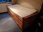 Massief houten bed, Gebruikt, Eenpersoons, Ophalen of Verzenden, 80 cm