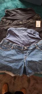 2 ( nieuwe) zwangerschaps korte broeken maat XL, Kleding | Dames, Positiekleding, Blauw, Maat 46/48 (XL) of groter, Nieuw, Ophalen of Verzenden