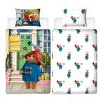 1-persoons dekbedovertrek met beertje Paddington NIEUW!, Jongetje of Meisje, Wit, Dekbedovertrek, Nieuw