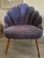 Sissy Boy velvet schelpstoel, Huis en Inrichting, Fauteuils, Ophalen, Gebruikt, Minder dan 75 cm, Stof
