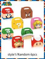 6 super Mario bros traktatie dozen, Hobby en Vrije tijd, Feestartikelen, Ophalen, Nieuw, Feestartikel, Verjaardag