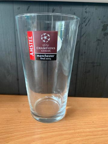 Groot Amstel bierglas Champions League finale Manchester2003 beschikbaar voor biedingen