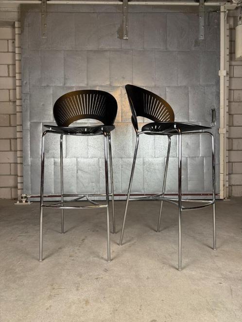 2X Fredericia Trinidad Kruk By Nanna Ditzel (More In Stock), Huis en Inrichting, Barkrukken, Gebruikt, 60 tot 90 cm, Hout, Metaal