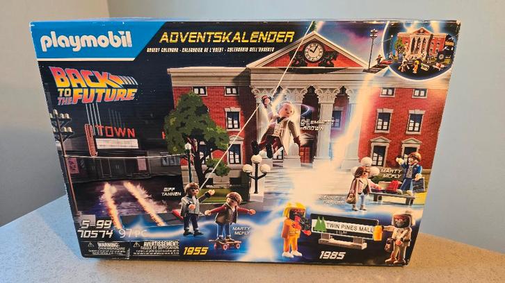 Playmobil 70574 Back to the future advent nieuw in doos, Kinderen en Baby's, Speelgoed | Playmobil, Nieuw, Complete set, Ophalen of Verzenden