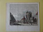 Gravure kleur markt stadhuis kerk Wijk bij Duurstede Spilman, Antiek en Kunst, Verzenden