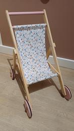 Little Dutch Kinderwagen Poppenbuggy - Houten Speelgoed, Ophalen of Verzenden, Gebruikt, Babypop