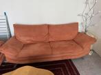 Velours Bankstel - 3, 2 en 1 zits, Ophalen, Gebruikt, 75 tot 100 cm, Rechte bank