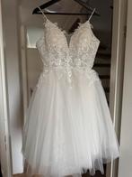 MOETWEG! Korte trouwjurk (avondjurk), Kleding | Dames, Trouwkleding en Trouwaccessoires, Ophalen of Verzenden, Nieuw, Wit, Trouwjurk