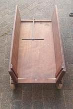 Houten bolderkar, Ophalen, Gebruikt