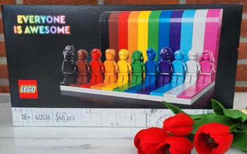 40516 LEGO EVERYONE IS AWESOME ongeopend NIEUW REGENBOOG  beschikbaar voor biedingen