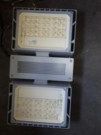 6 LED STRALERS, PHILIPS, IP 65, GEBRUIKT,IN ZEER GOEDE STAAT, Ophalen, Zo goed als nieuw, Glas, Minder dan 50 cm