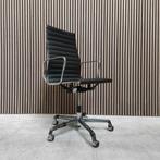 Vitra Eames EA 119 Bureaustoel in Nero Premium Leder, Ophalen of Verzenden