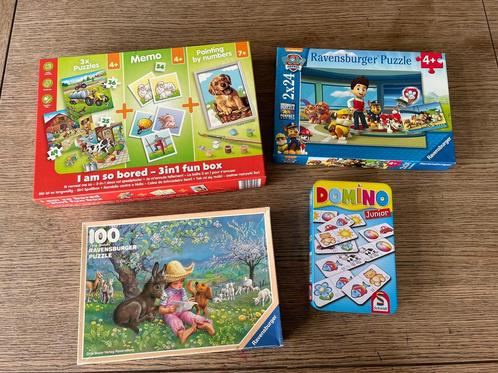 Diverse puzzels en spelletjes voor kinderen, als nieuw!, Kinderen en Baby's, Speelgoed | Kinderpuzzels, Zo goed als nieuw, 10 tot 50 stukjes