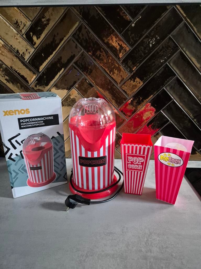 Xenos Popcornmachine Zo Goed Als Nieuw + 2 Bakjes, Ophalen of Verzenden