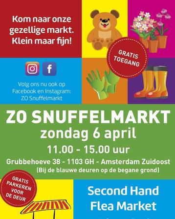 ZO ZuidOost Snuffelmarkt Rommelmarkt Bijlmer Fleamarket beschikbaar voor biedingen