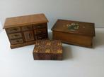 Houten kisten.O.a.Sieradenkist.Brocante.Prijs per stuk vanaf, Ophalen of Verzenden