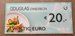 Restaurant kortingsbon van douglas t.w.v. 20 euro, Tickets en Kaartjes, Kortingsbon, Overige typen, Twee personen