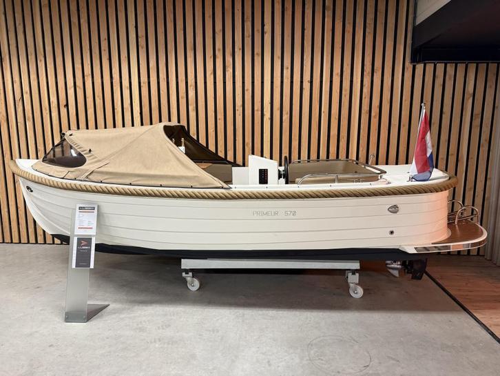 NwStaat! PRIMEUR 570 EXCLUSIVE '20PK HONDA' OPTIES! Bj'2022, Watersport en Boten, Sloepen, Zo goed als nieuw, 10 tot 30 pk, 3 tot 6 meter