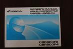 Honda CBR600FS F4i 2001 owner’s manual CBR600 CBR 600 F4 FS, Motoren, Ophalen of Verzenden, Honda