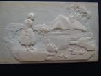Landschap in ivoor - 1851, Antiek en Kunst, Kunst | Beelden en Houtsnijwerken, Ophalen of Verzenden