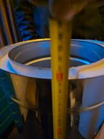 Te koop kachelpijp inclusief beugels en bochten, Ophalen, Vrijstaande haard, Houthaard