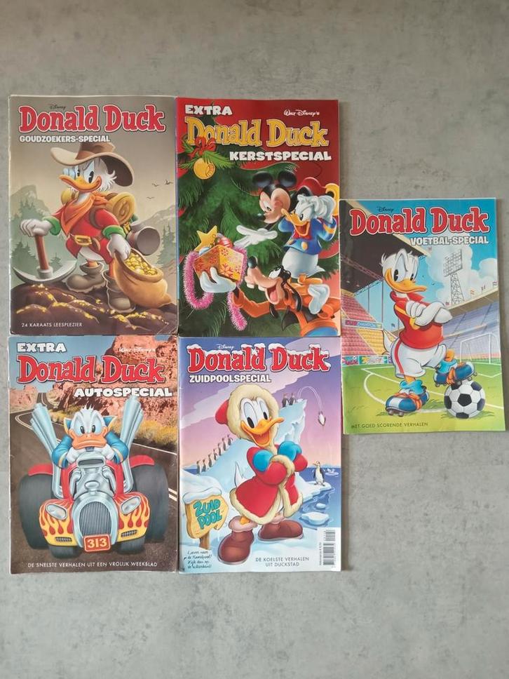 Donald duck specials pakket alle 5 voor 10 euro, Boeken, Strips | Comics, Gelezen, Meerdere comics, Europa, Ophalen of Verzenden