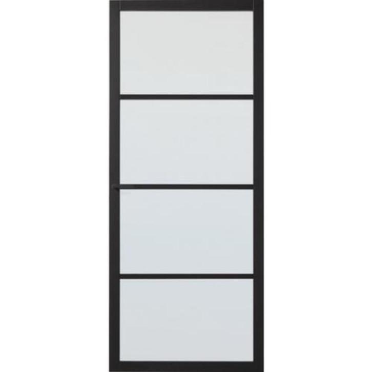 Binnendeur Skantrea SSL 4004 met blank glas, Doe-het-zelf en Verbouw, Deuren en Horren, Nieuw, Binnendeur, 215 cm of meer, 80 tot 100 cm